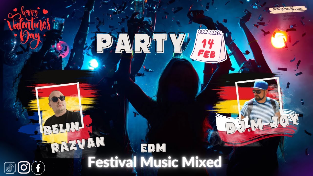 festival music mixed - valentine's day party