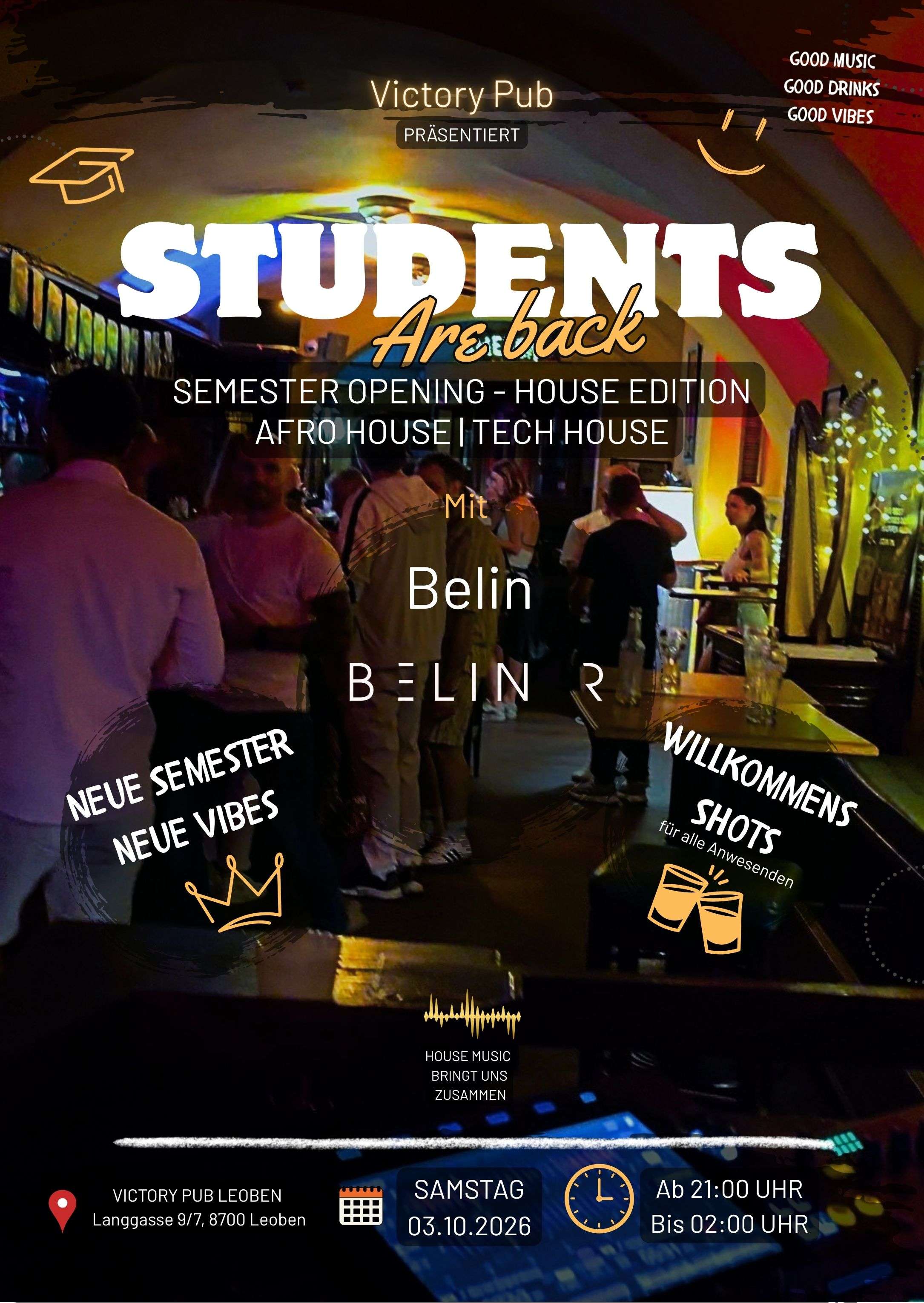 a poster for students in the house in berlin