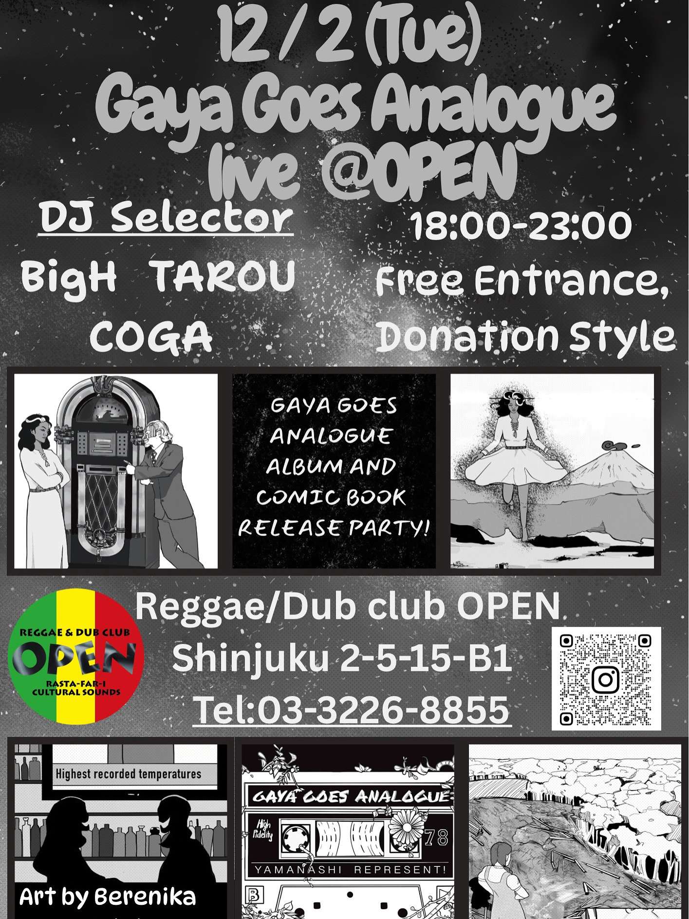 a flyer for a reggae club