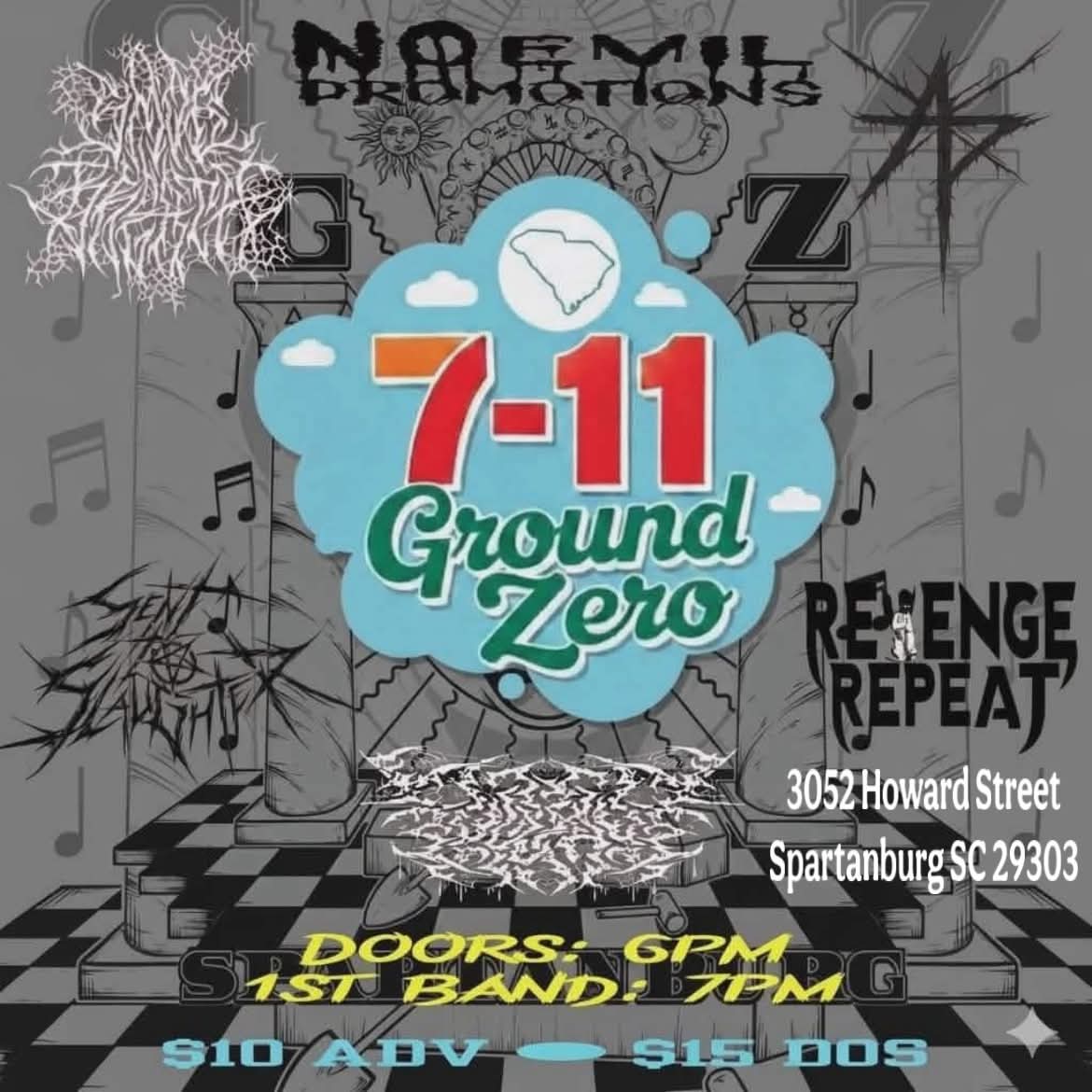 a poster for 7-11 ground zero