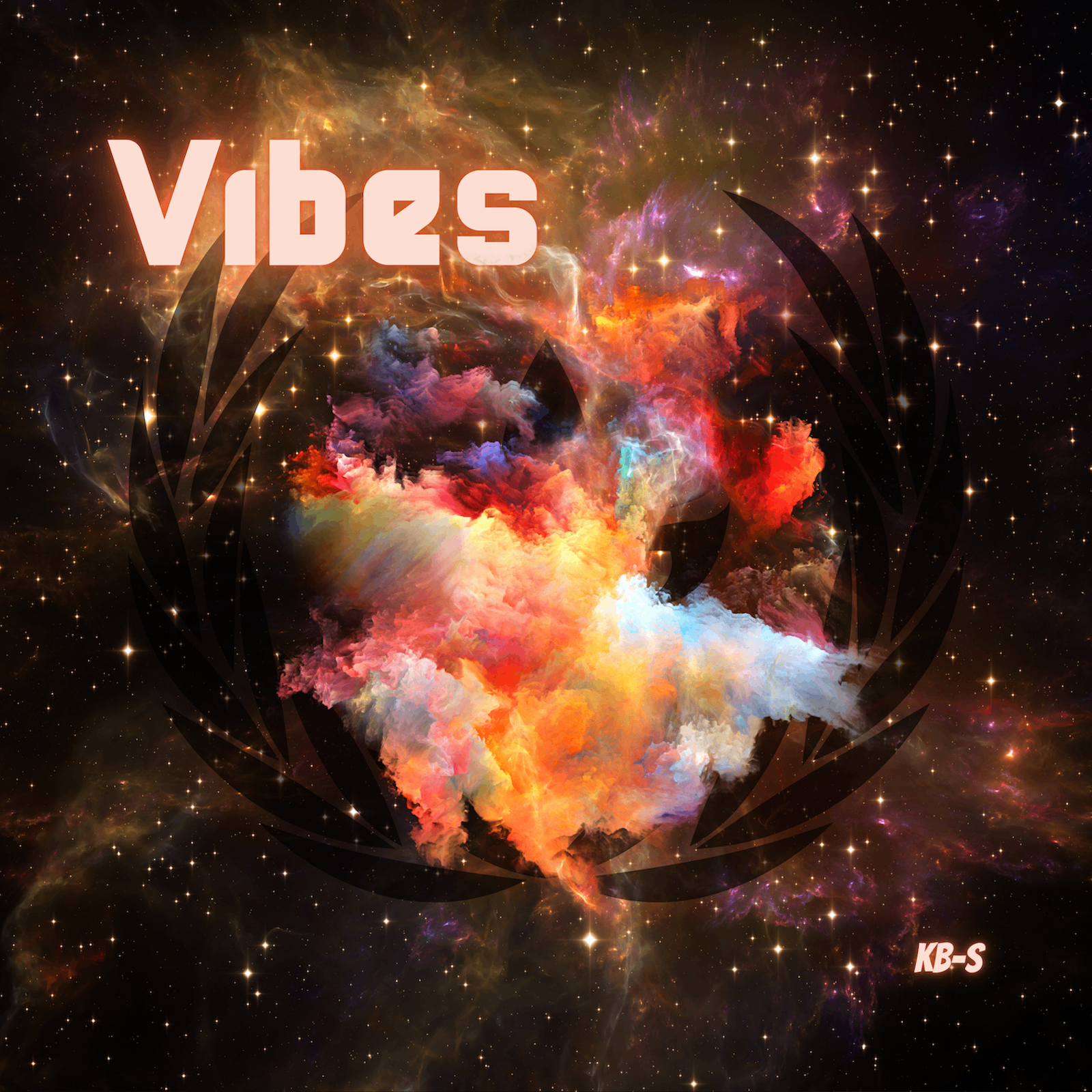 vibes - a space background with the word vibes