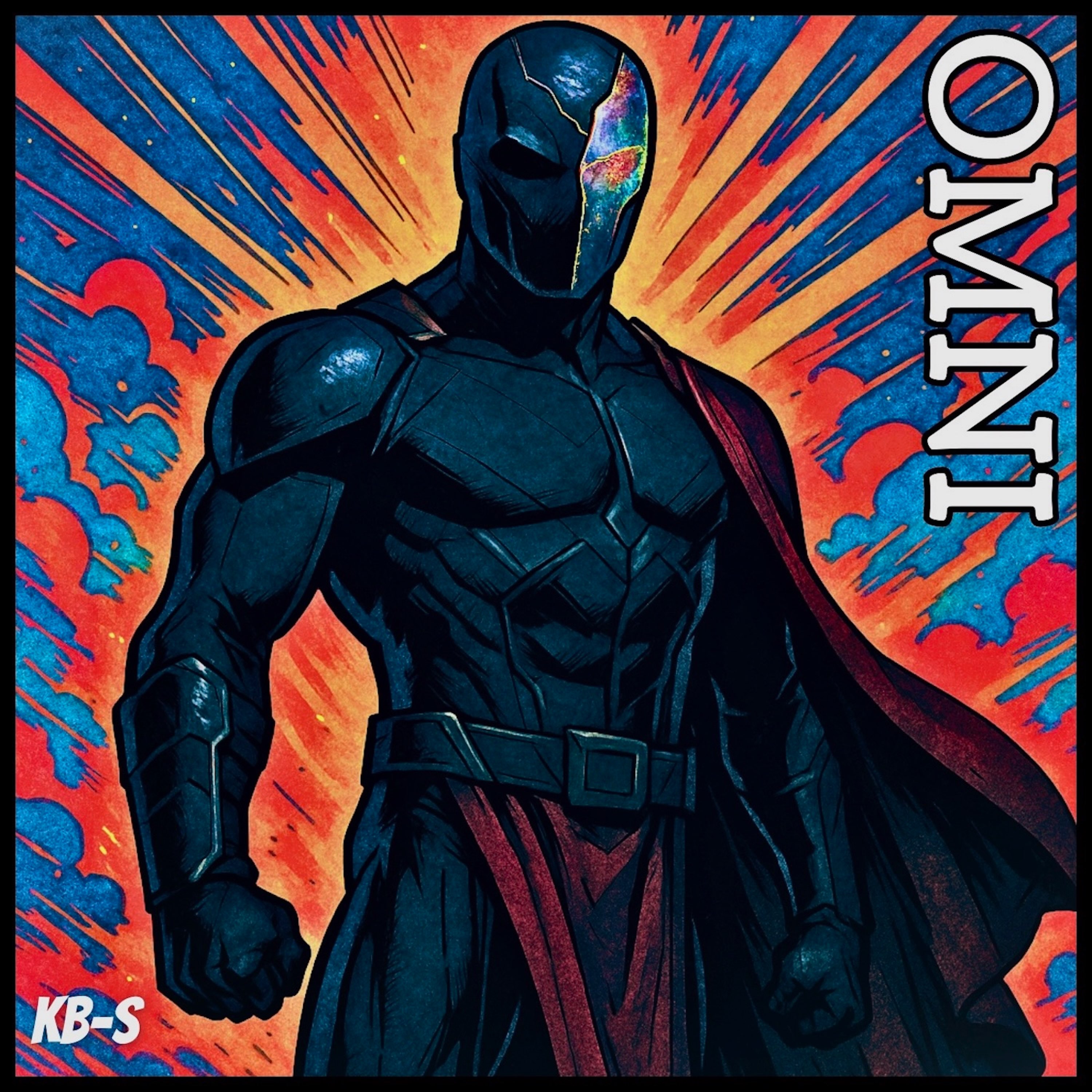 a comic book cover featuring the character omni