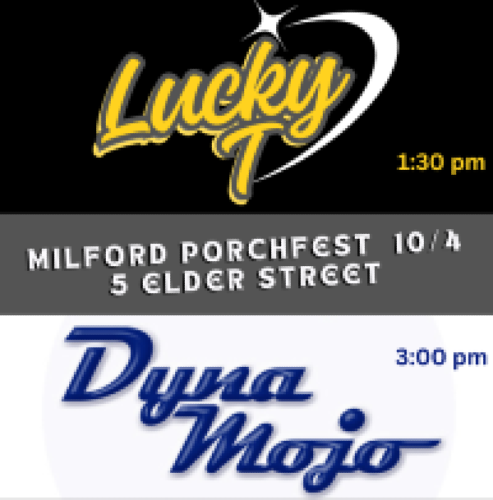 lucky t & dyna mojo at milford porchfest