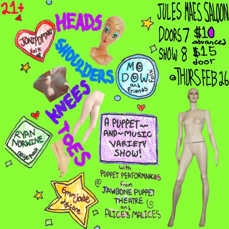 a poster for jules ms salomon's show