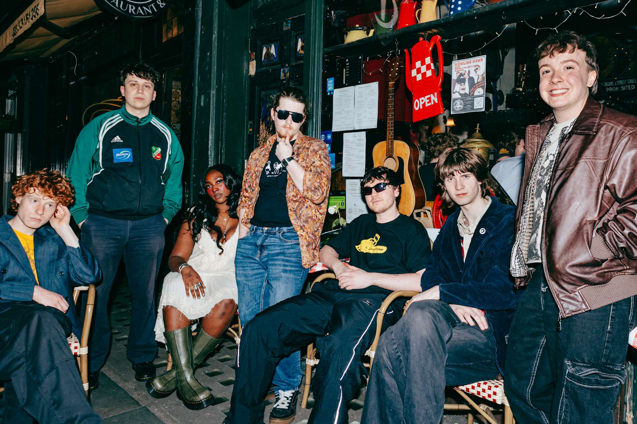 a group of people posing for a picture