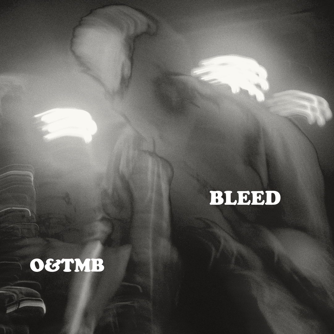Oedipus and The Mama’s Boys - Bleed: a black and white photo of an elephant with the words bleed