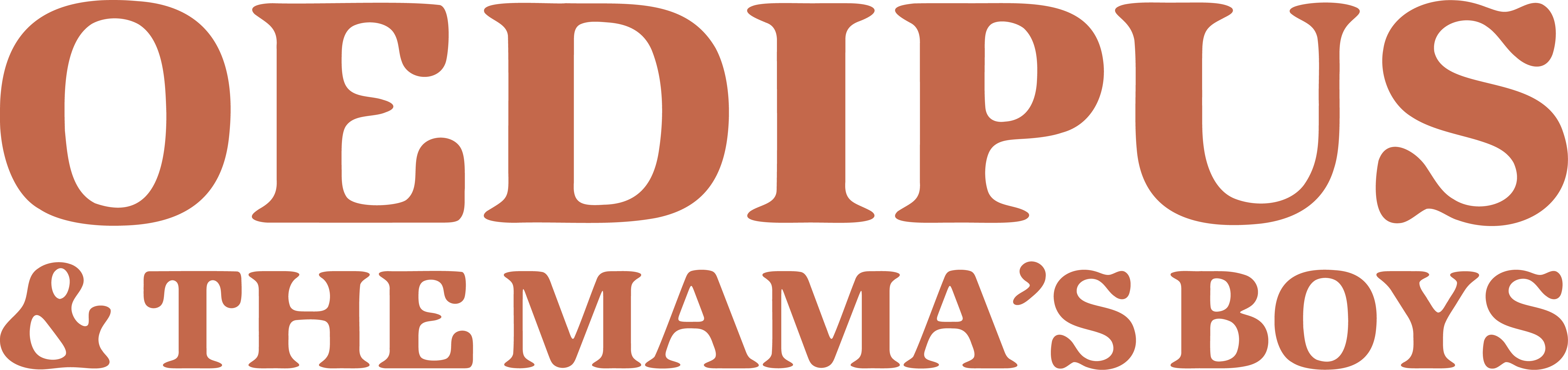 the logo for odipus and the mama's boys