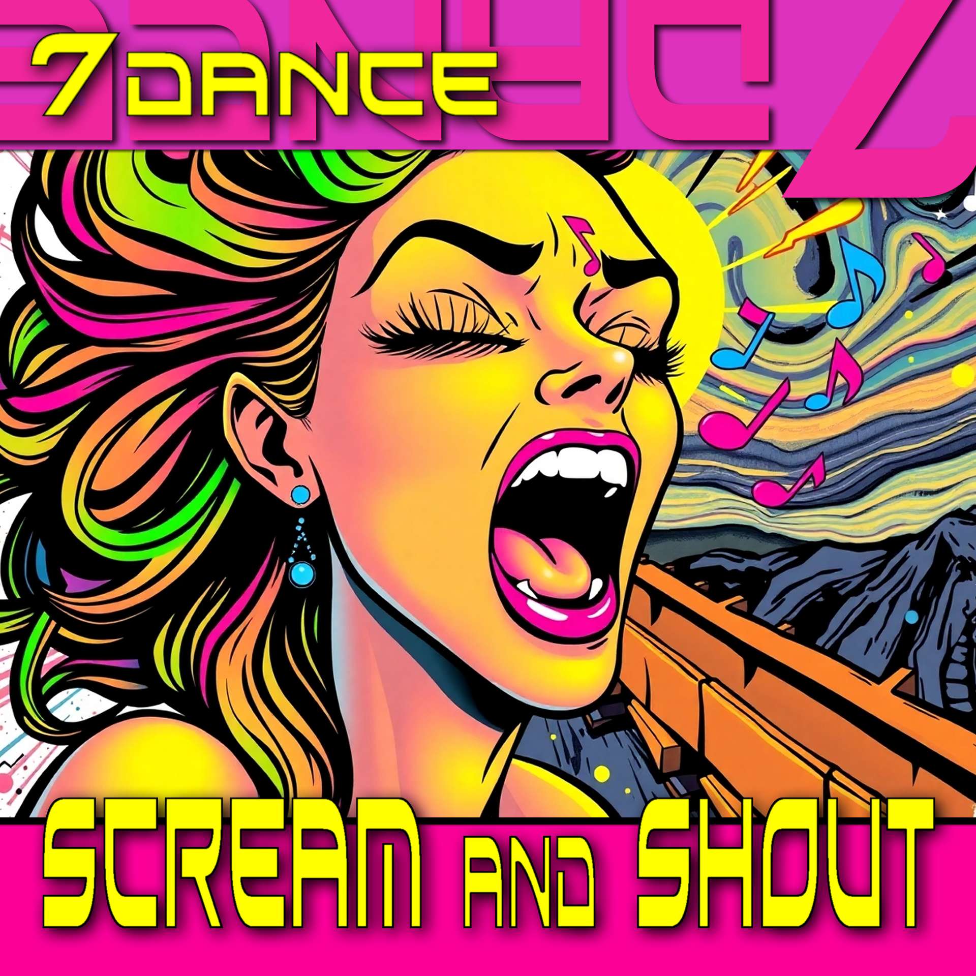 7 dance scream and shout
