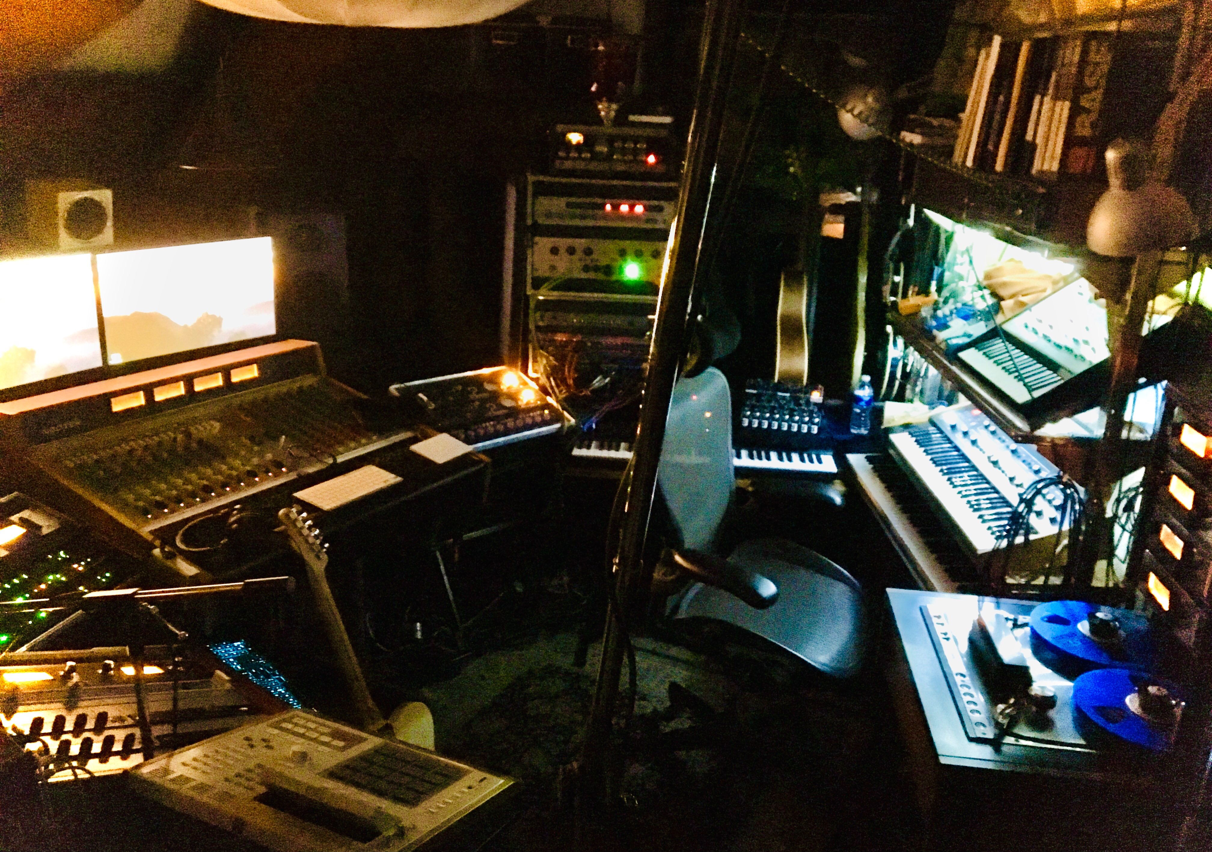 a room with a lot of equipment in it