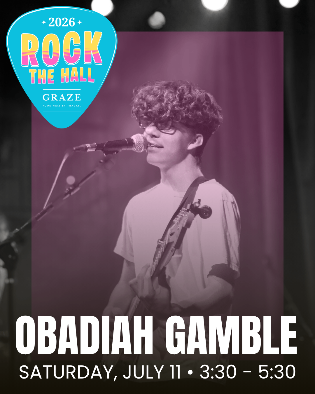 obadiah gamble at rock the hall
