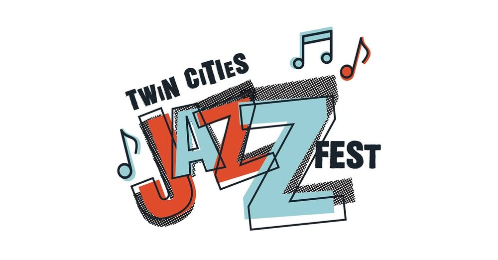 the logo for the twin cities jazz fest