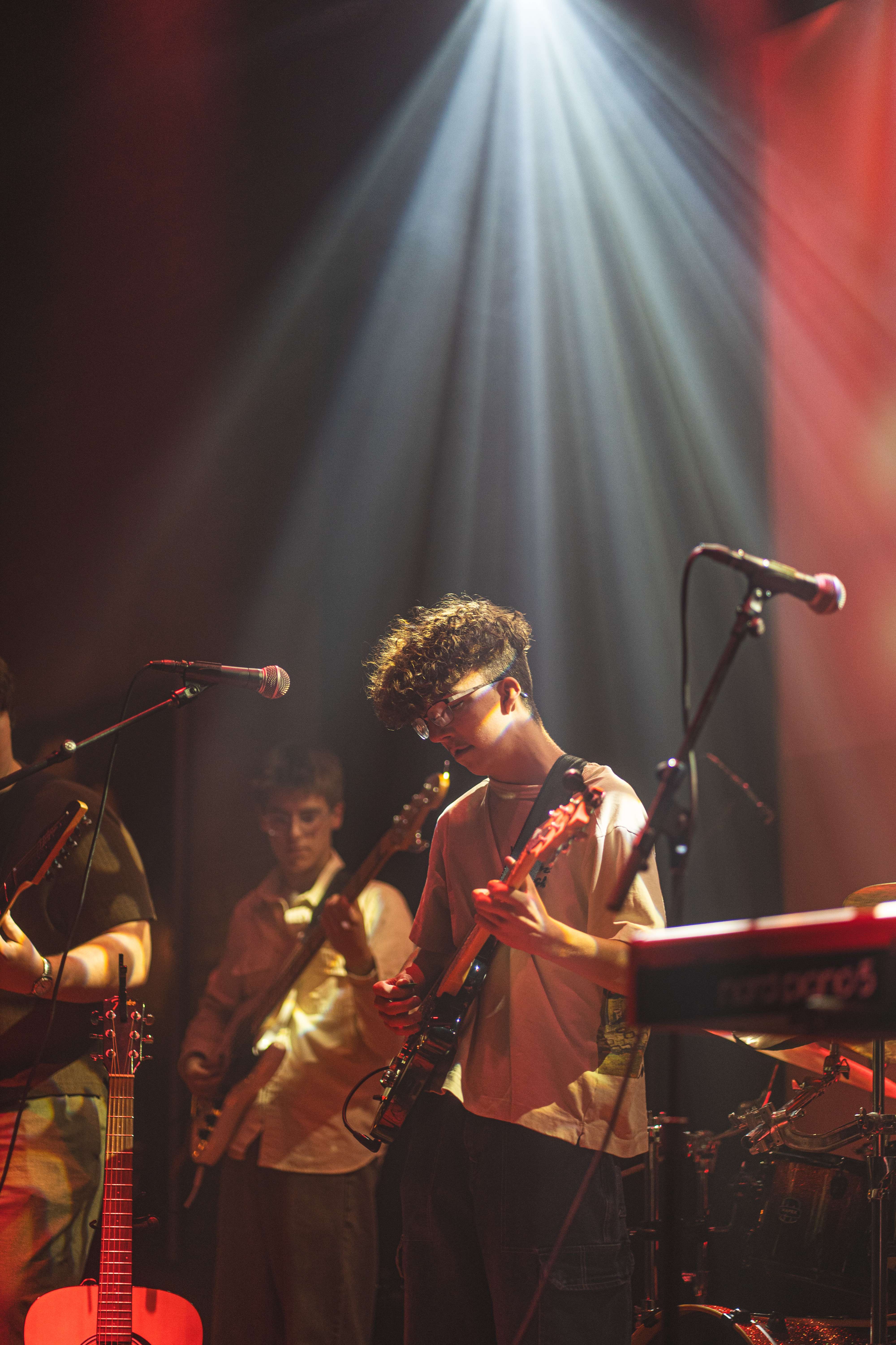 a group of people on stage