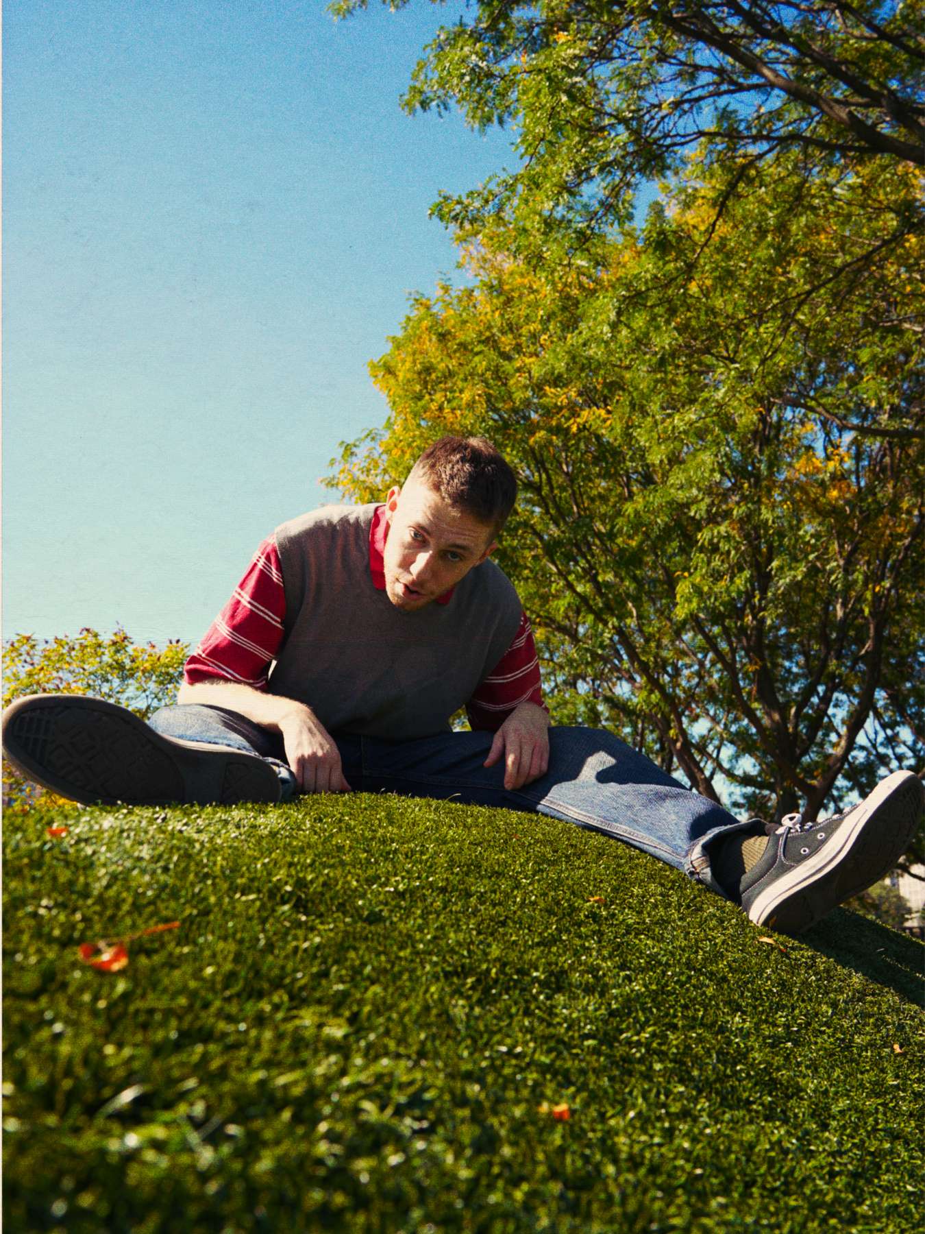 a man on a skateboard