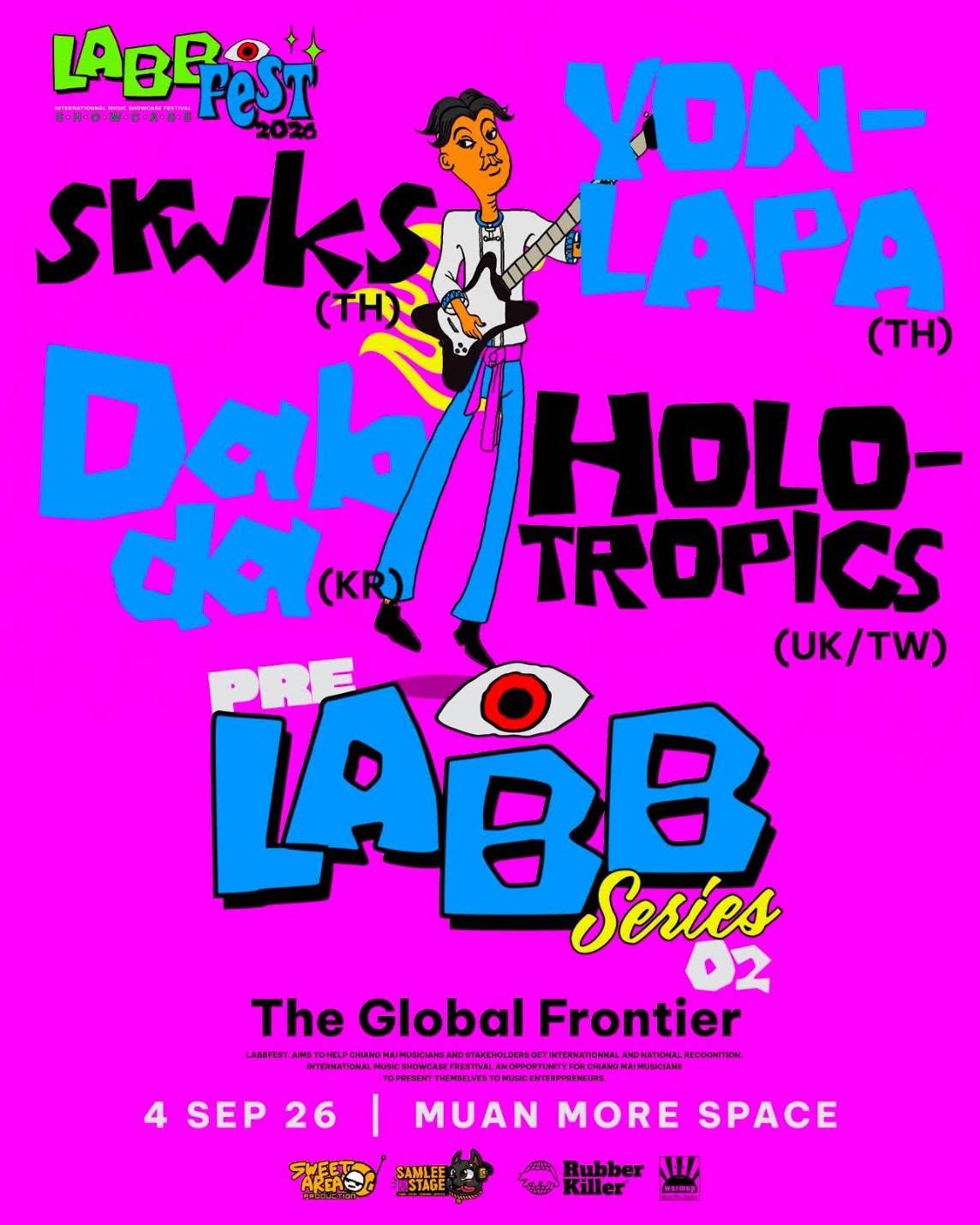 a poster for dark holo tropics at the lab