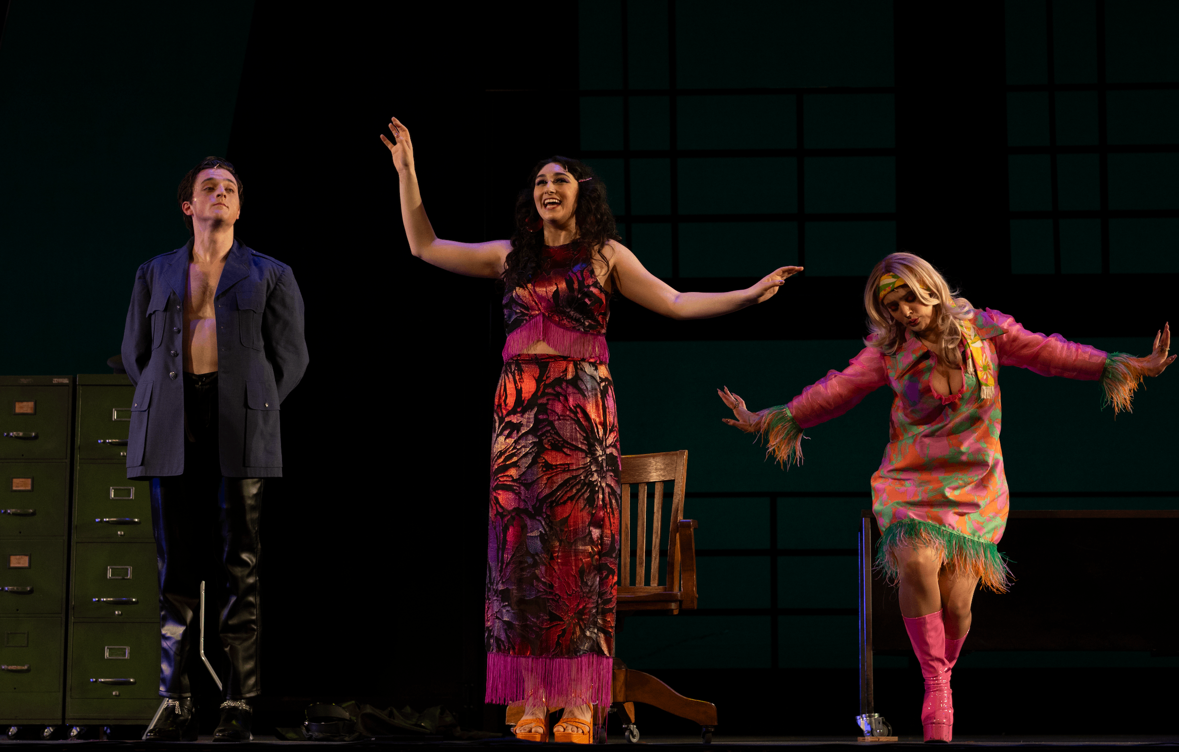 a group of people on a stage