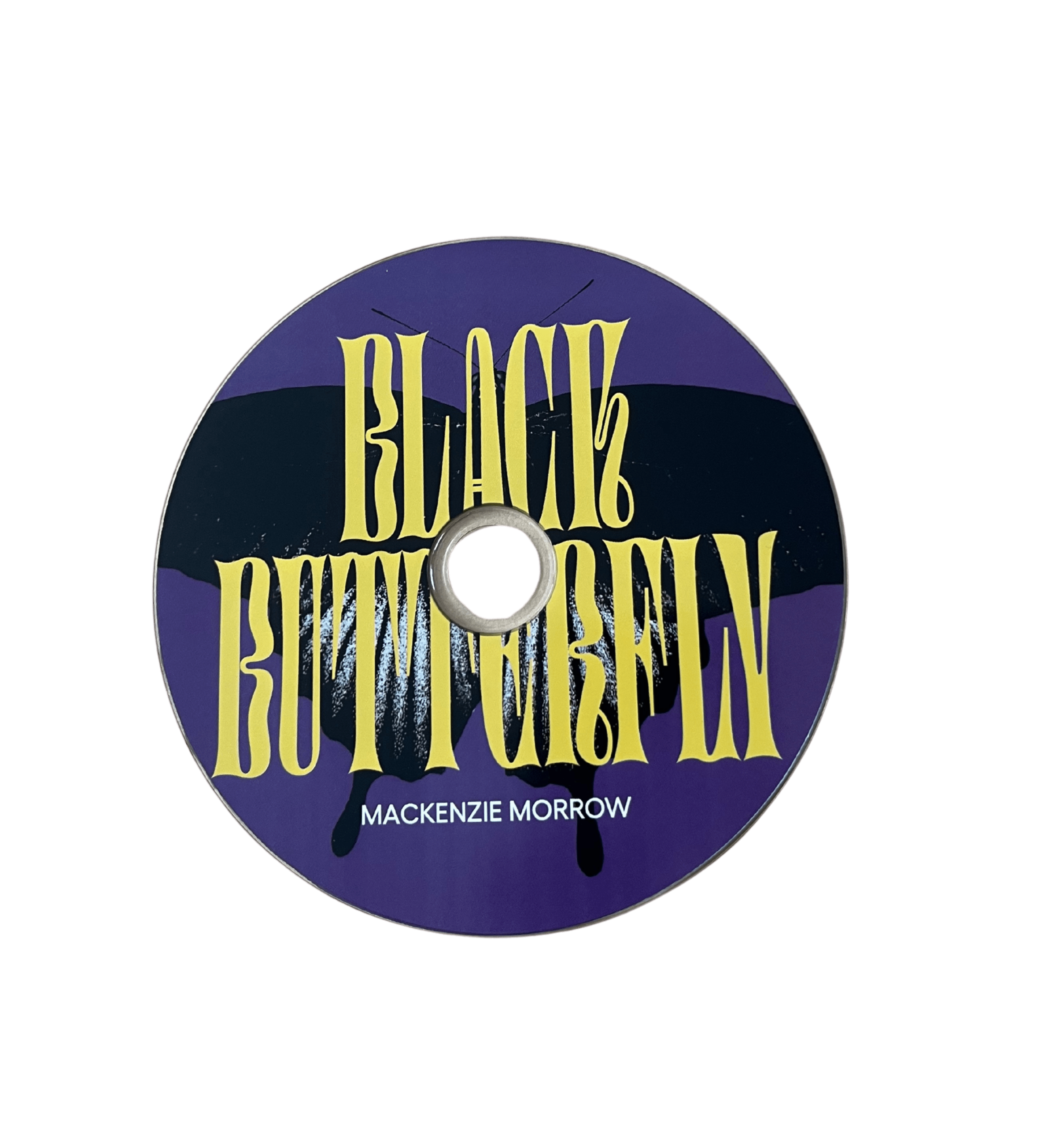 a cd with the word black butterfly on it