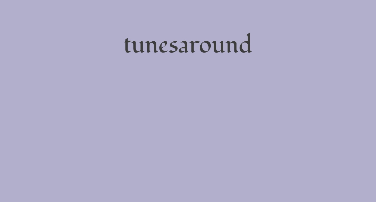 the cover of the book tunesround