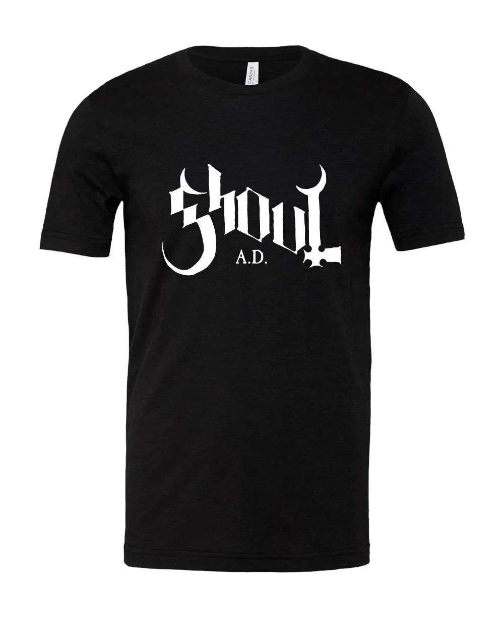 a black t - shirt with the word'soul ad'on it