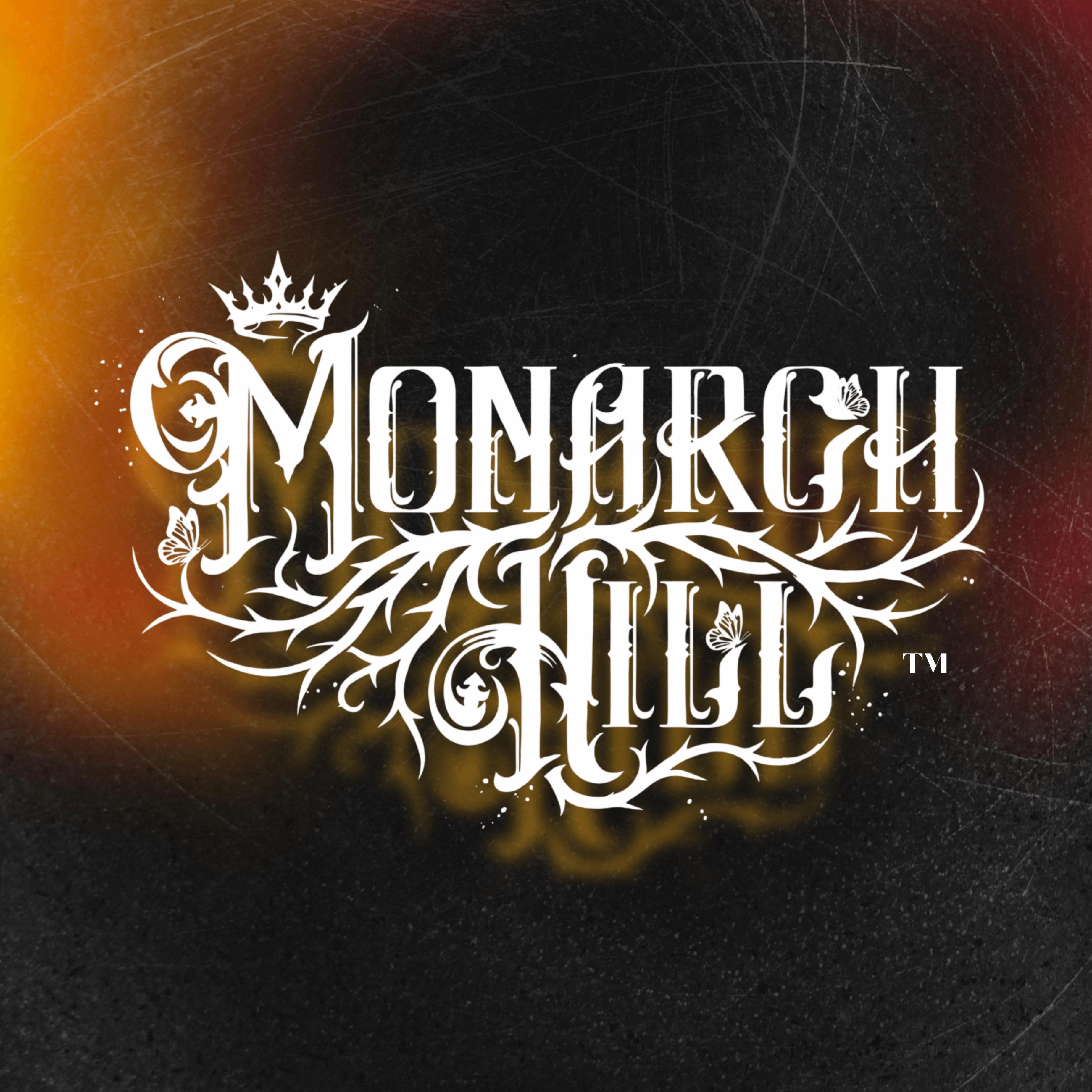 the logo for monarch hill