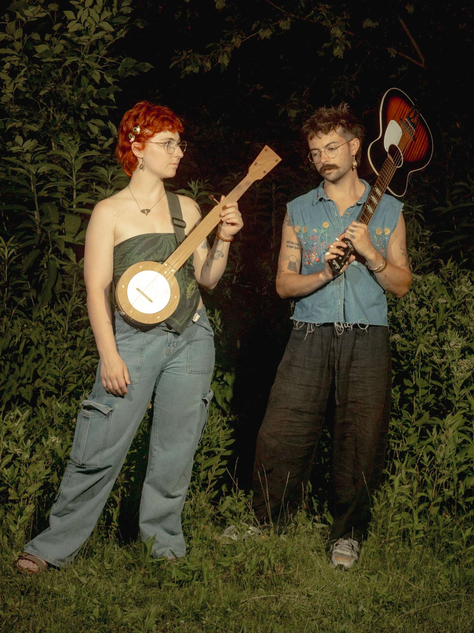 a man and a woman posing for a photo