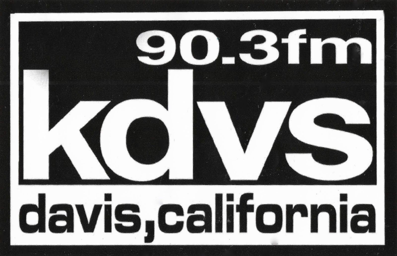 the logo for kdvs davis, california