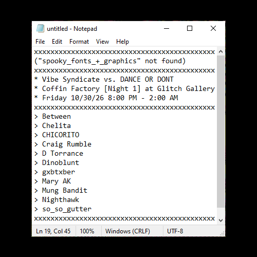 a screenshot of a computer screen showing a list of items