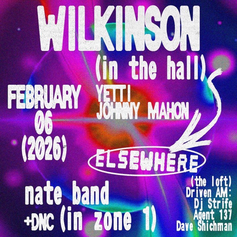 a poster for wilkinson in the hall