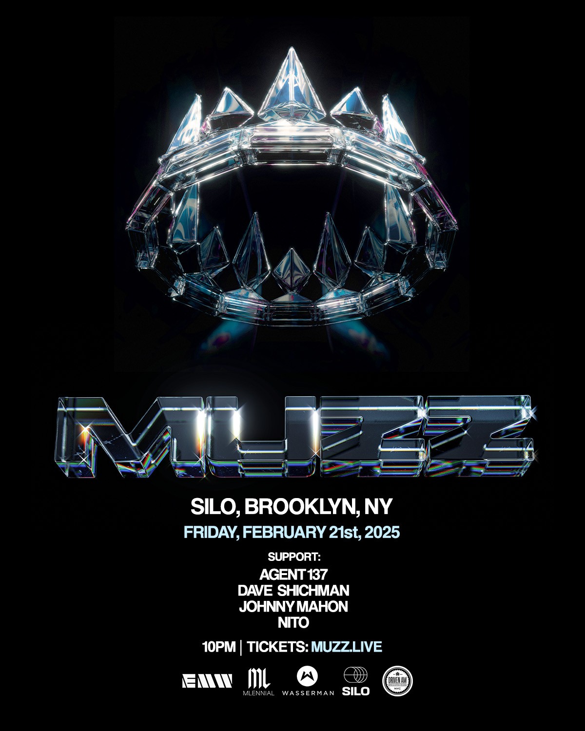 a poster for mulezz in brooklyn, ny