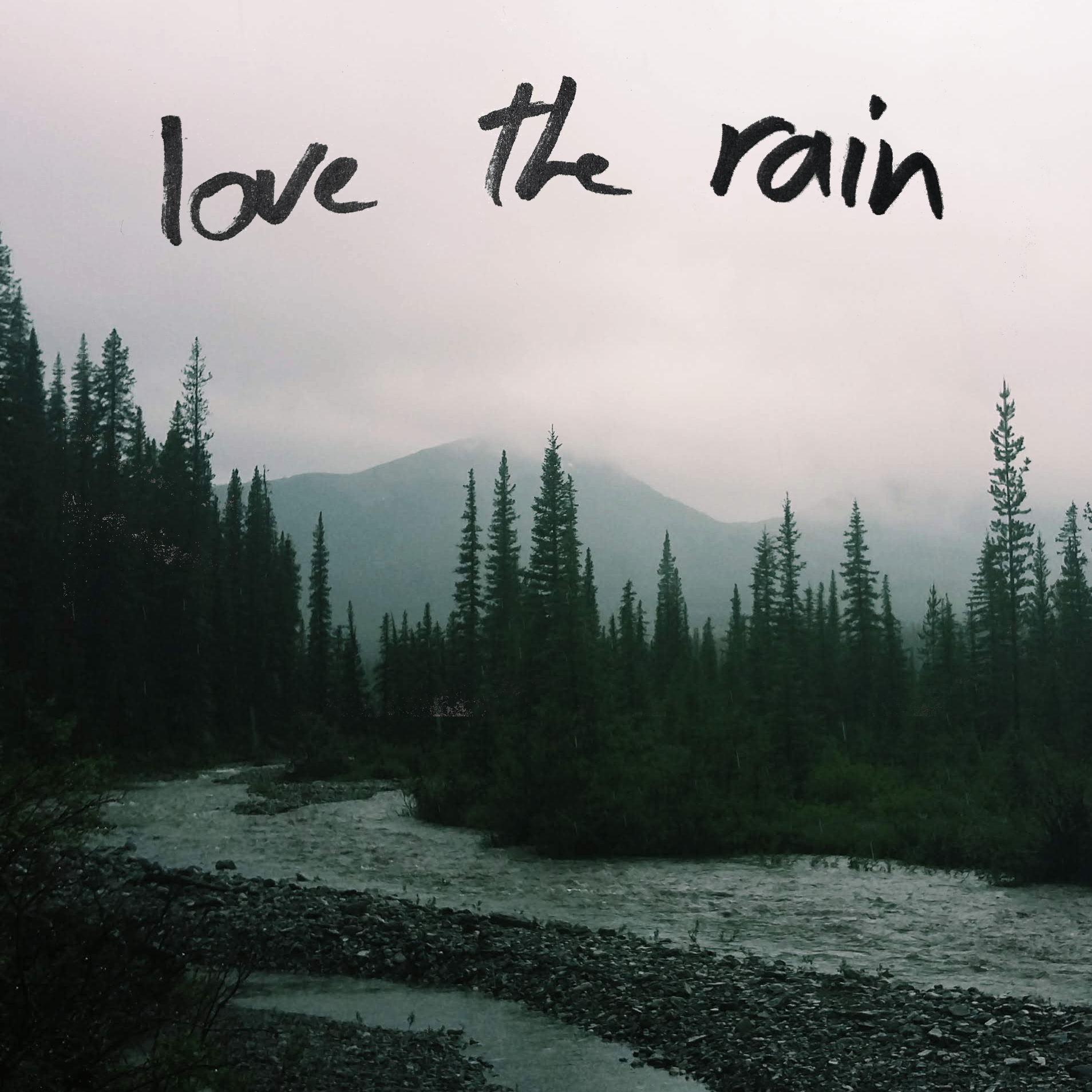 love the rain wallpaper