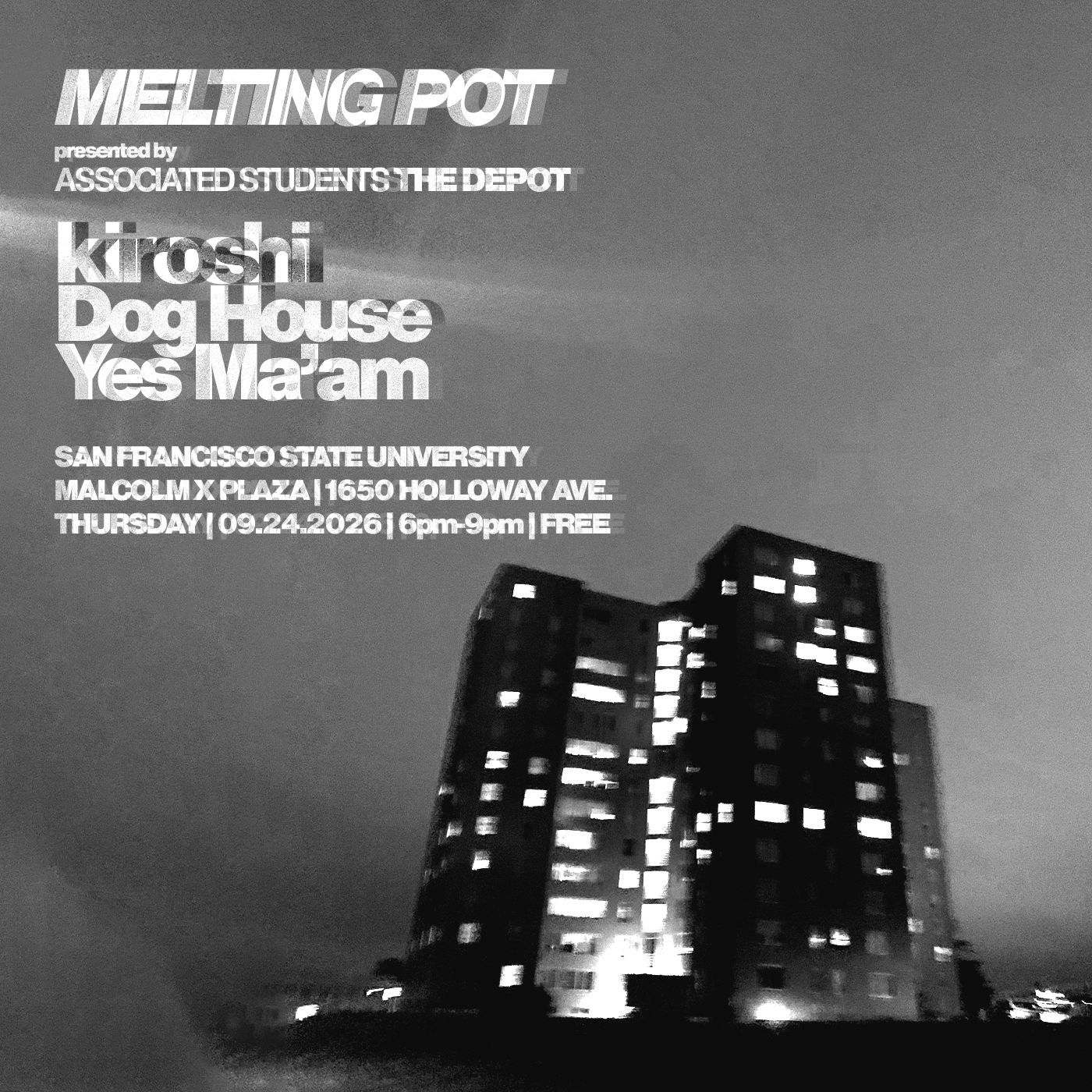 a poster for the melting pot in san francisco