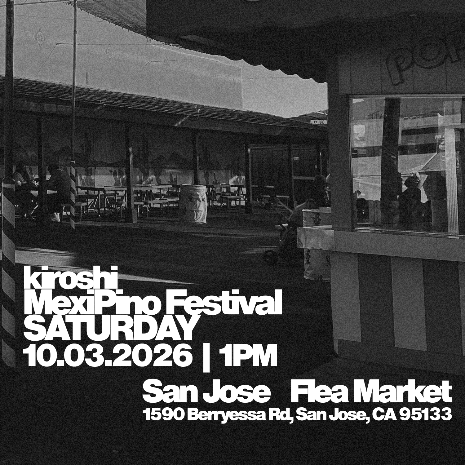 a poster for the mexican festival saturday in san jose