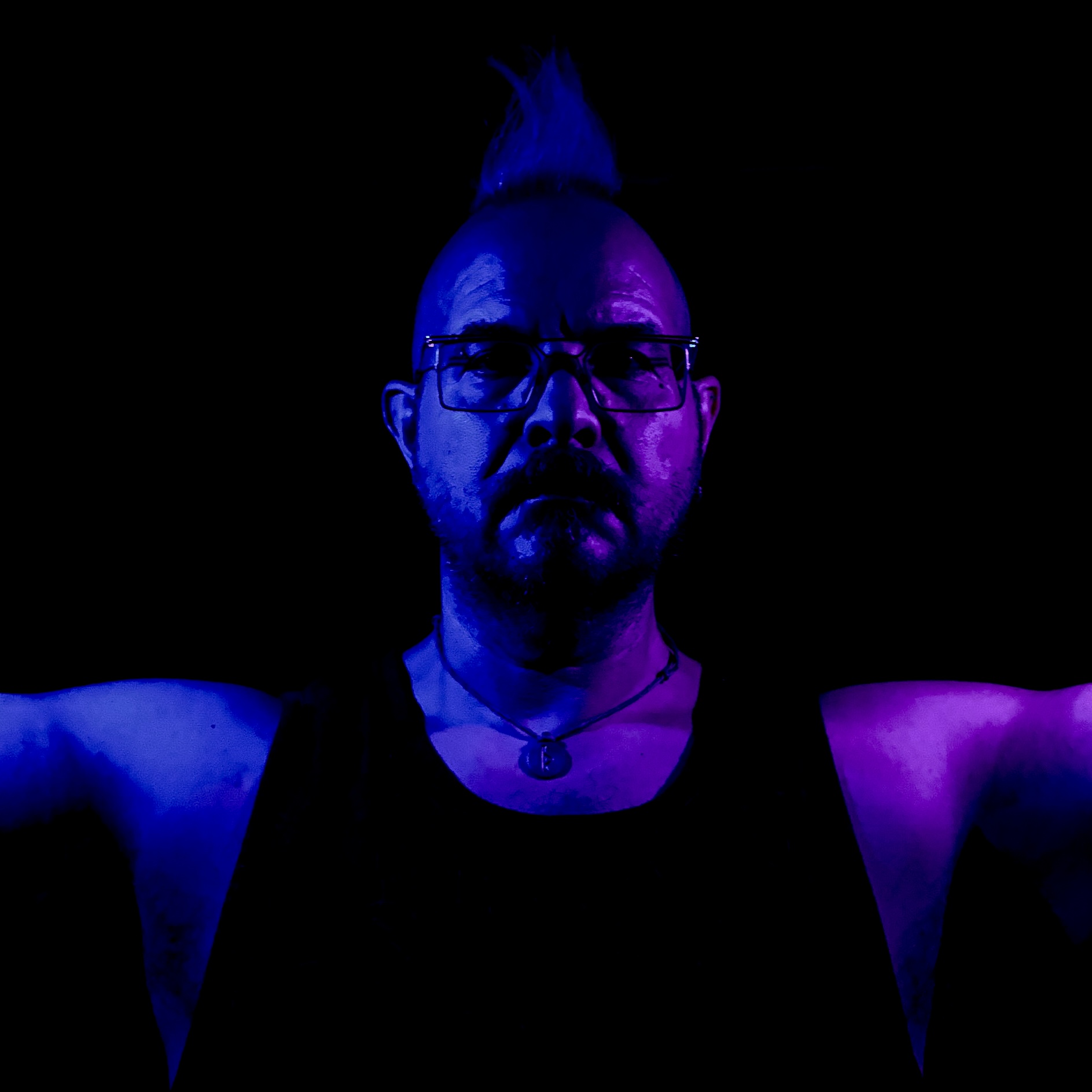 a man with his arms outstretched