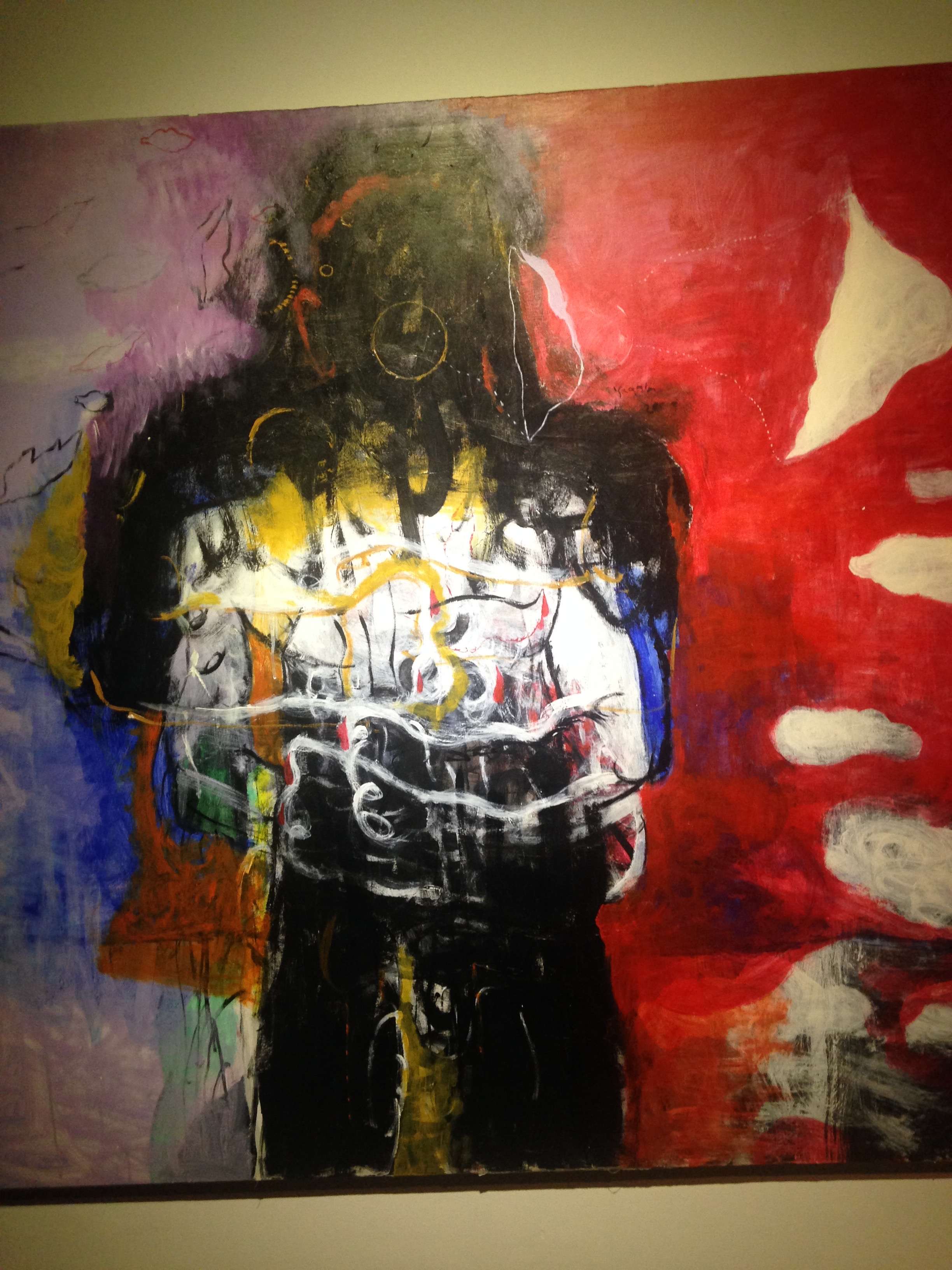 Bugzy the Alien - Songs about Ghosts, Donuts, Humans and Other Ailments: a painting of a man holding a sword