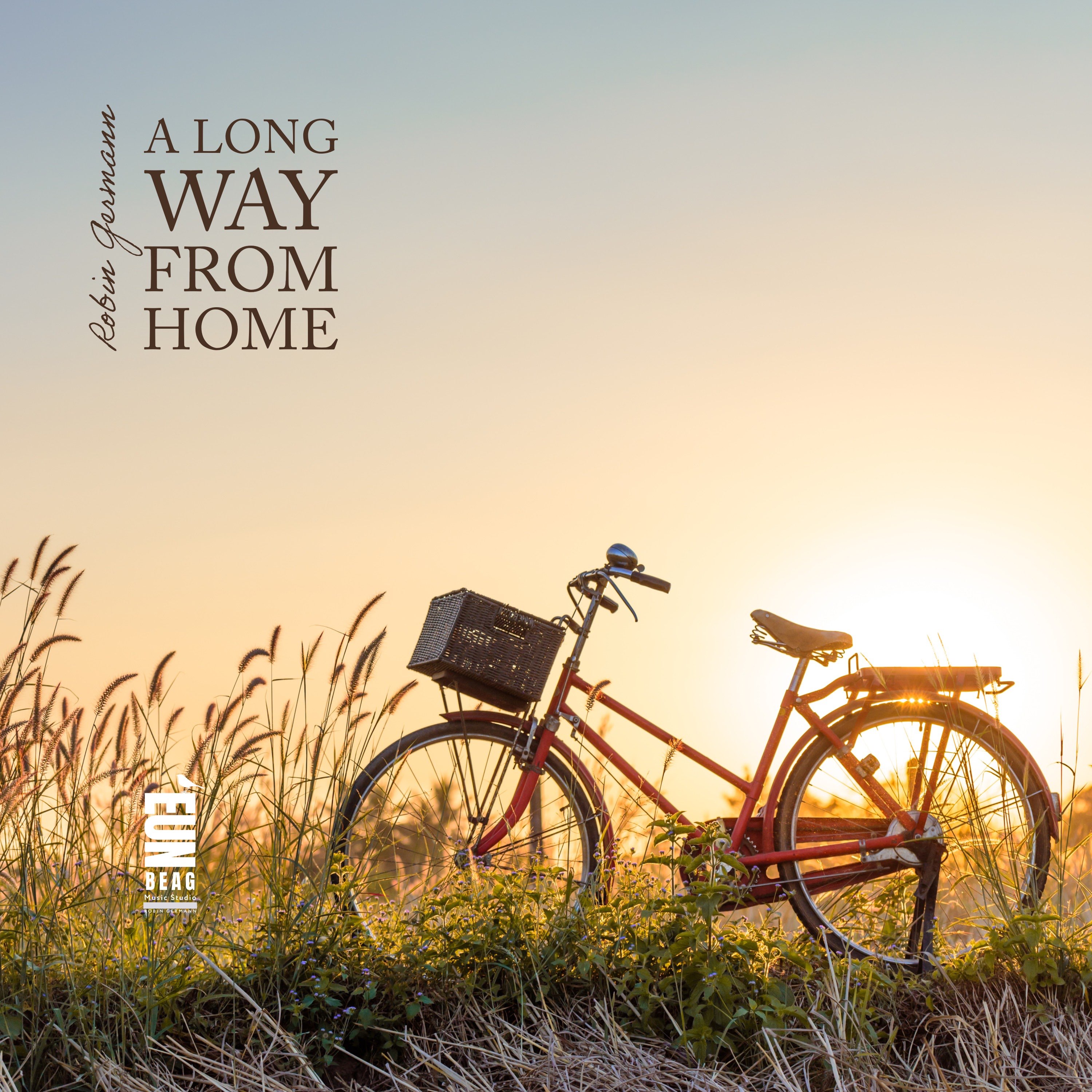 Robin Germann - A Long Way From Home: a bicycle parked in a field