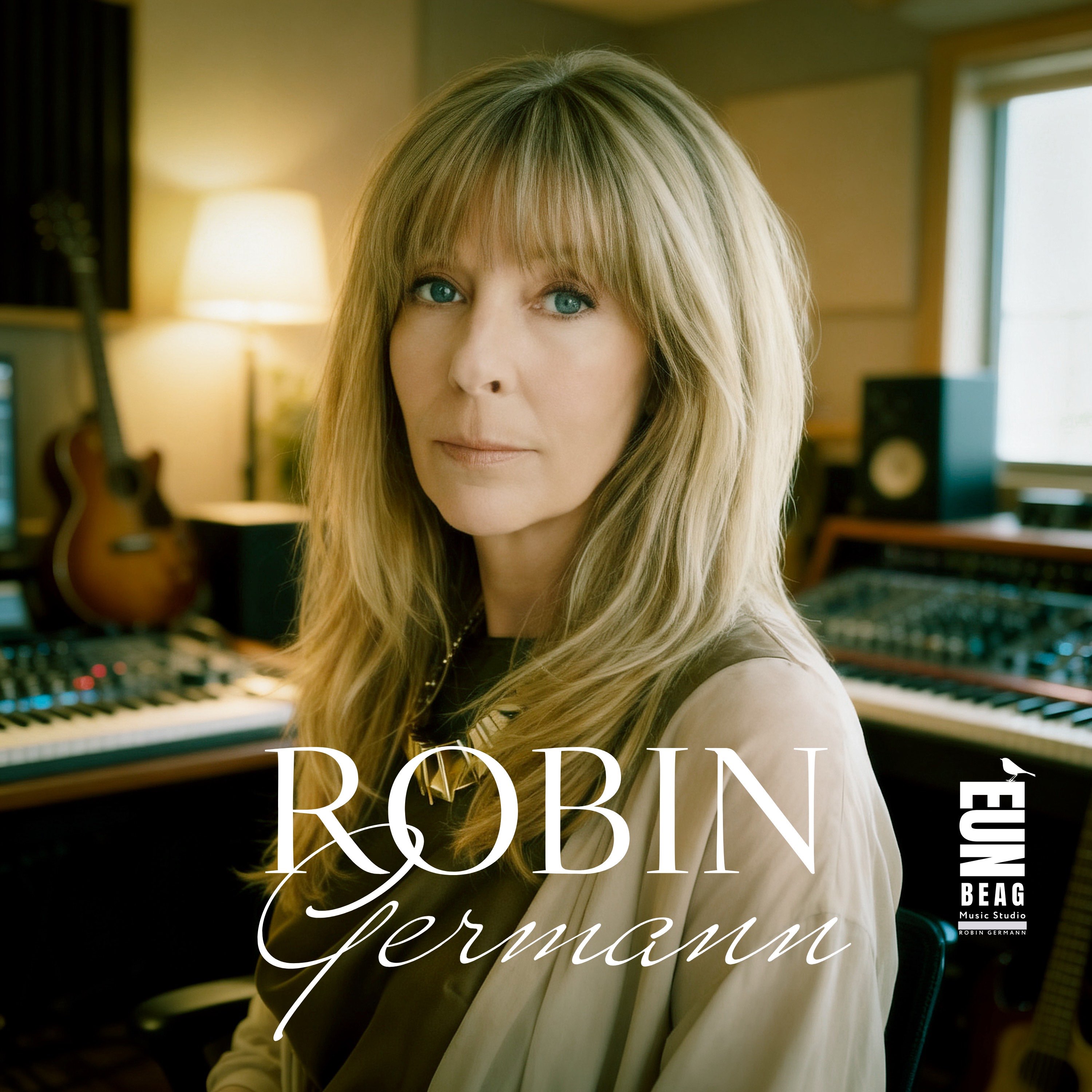robin german in a recording studio