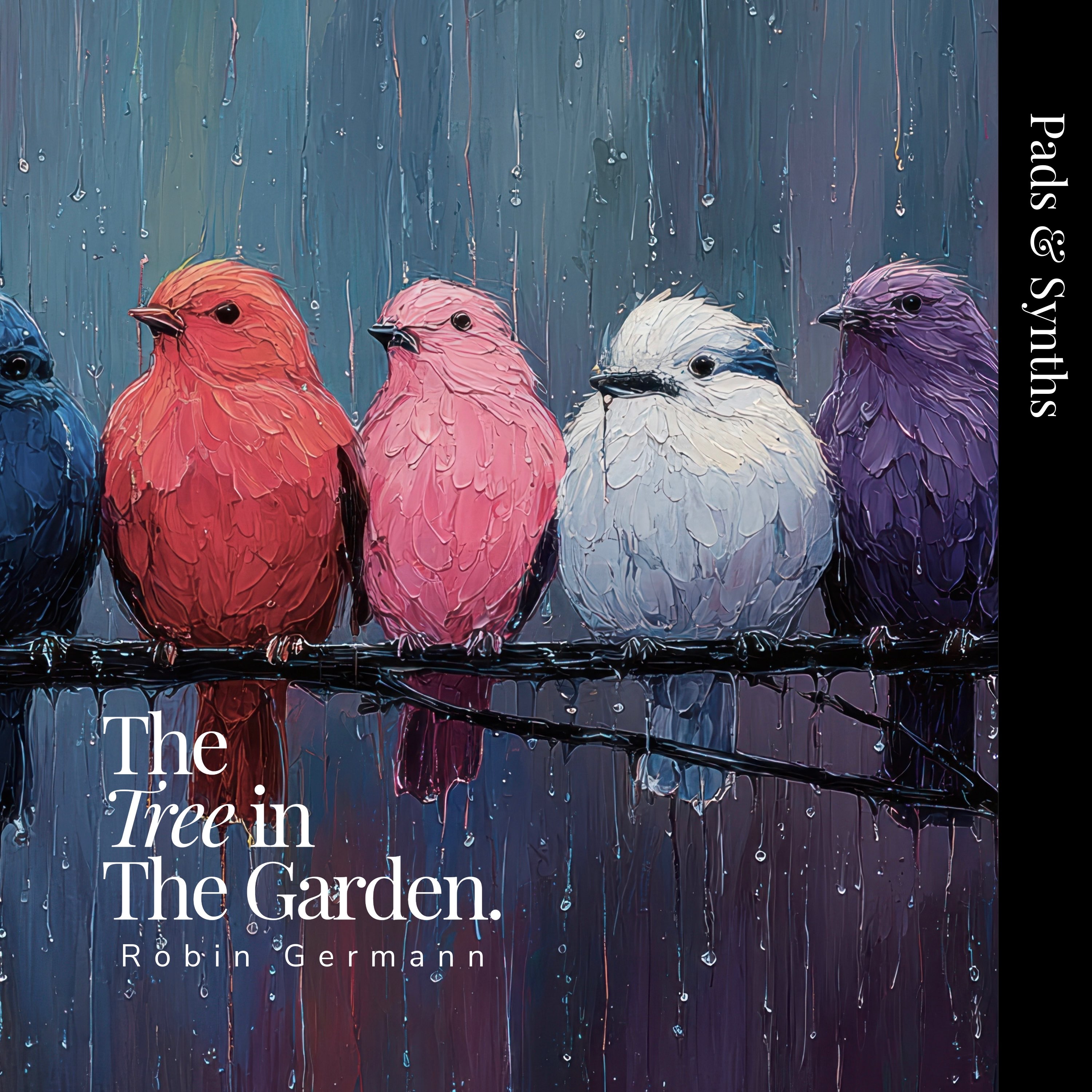 Robin Germann - The Tree In The Garden: the birds are sitting on a wire