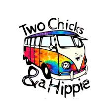 two chicks and a hippie logo