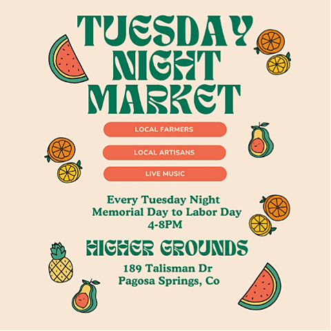 tuesday night market flyer