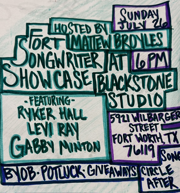 a poster for a show at the stonestone showcase studio