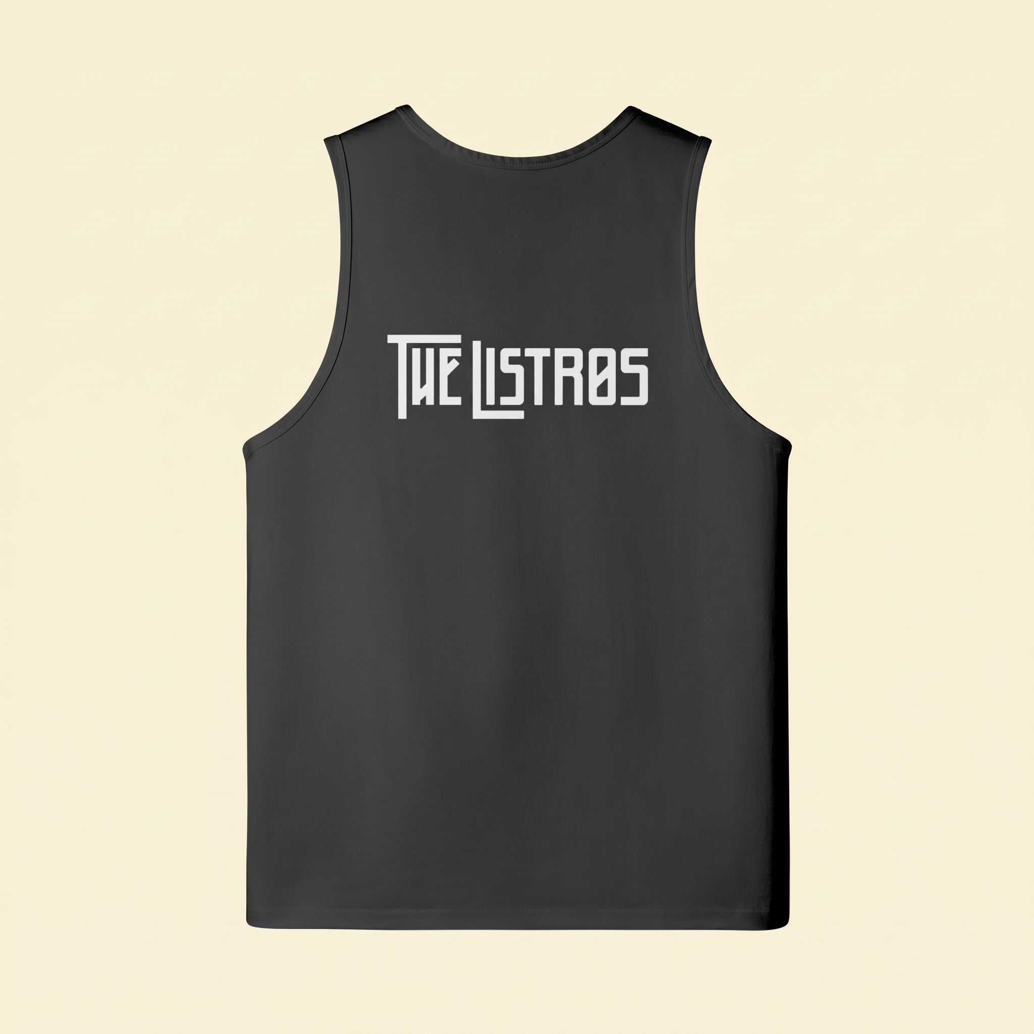 a black tank top that says the liststars