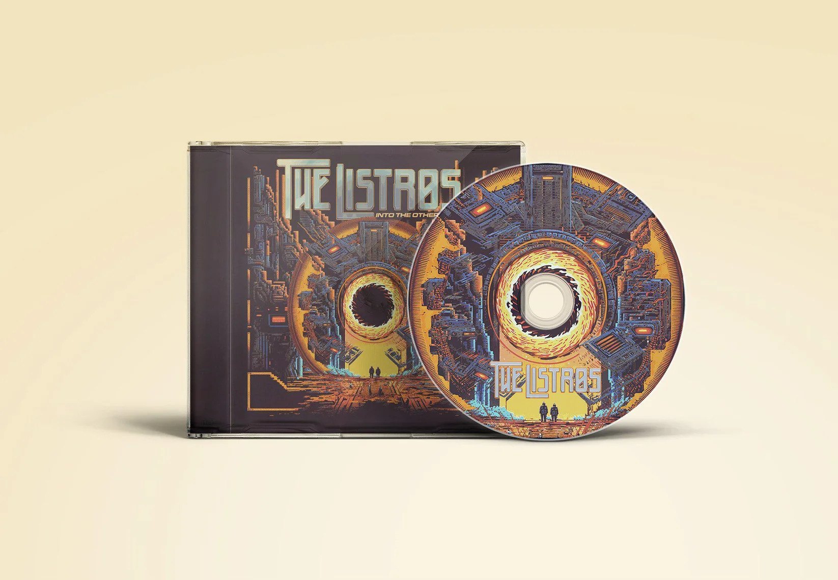 a cd case with a cd inside