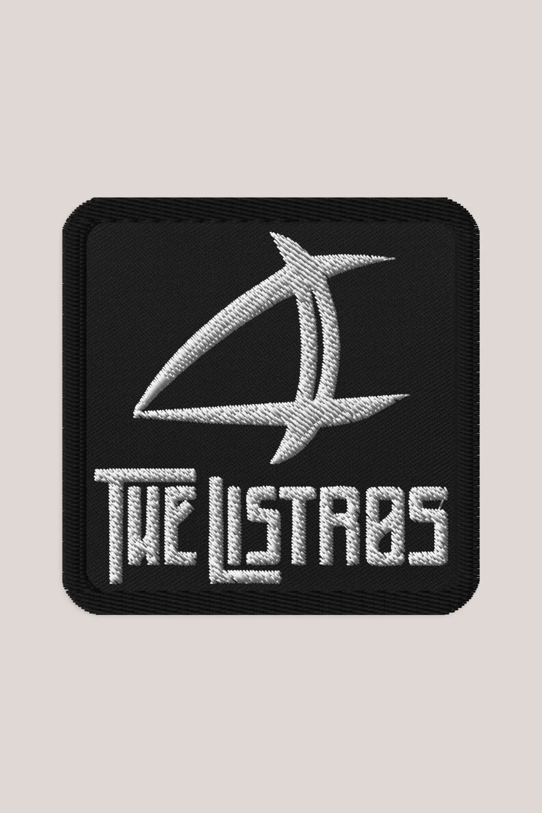 the listbars embroidered patch