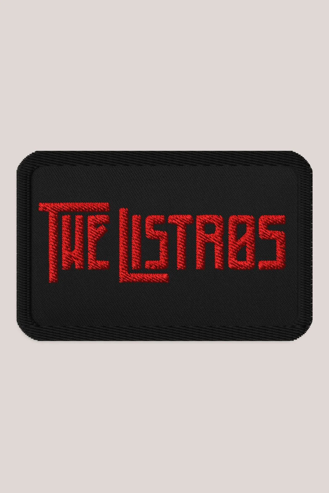 the listers embroidered patch
