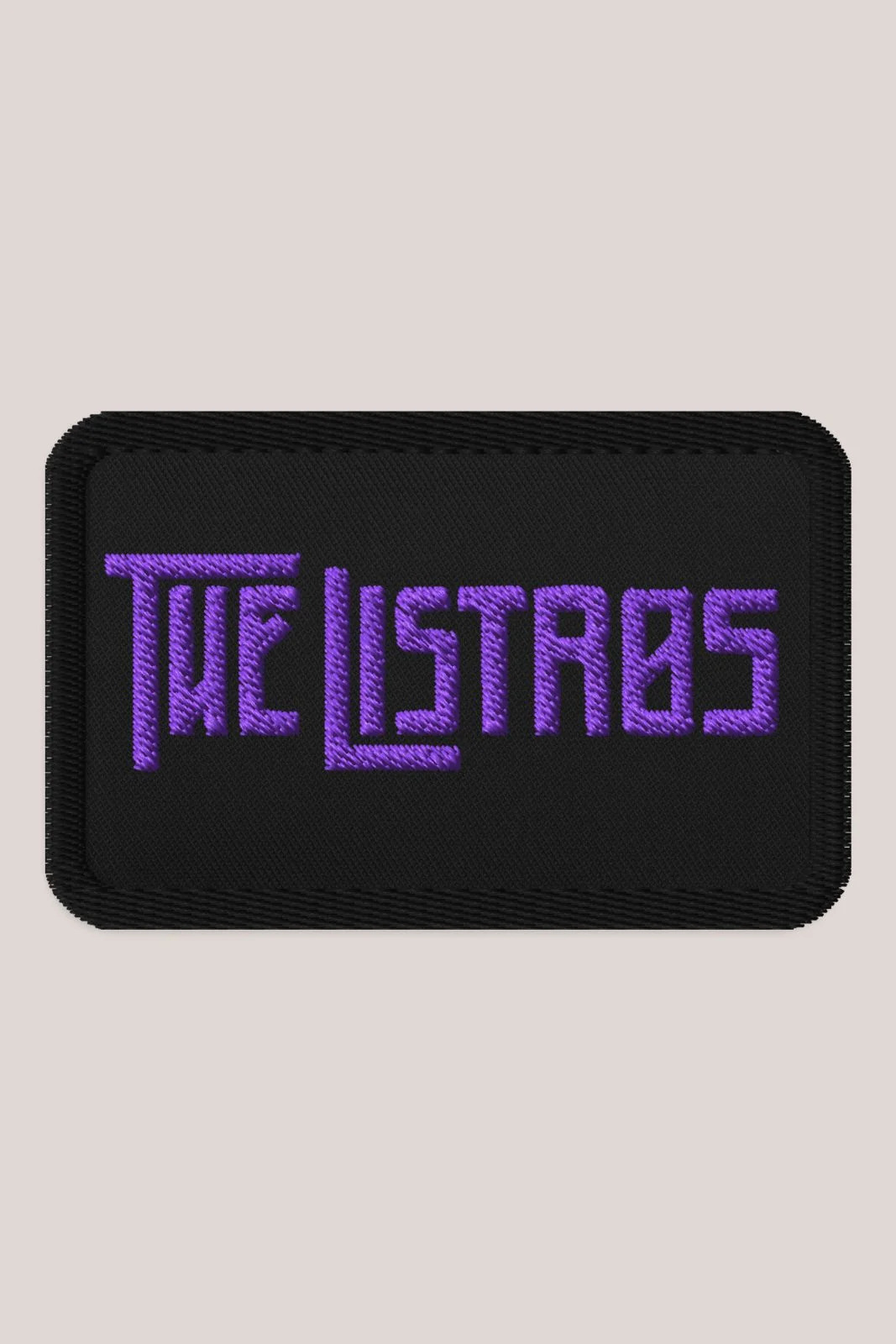 the listers embroidered patch