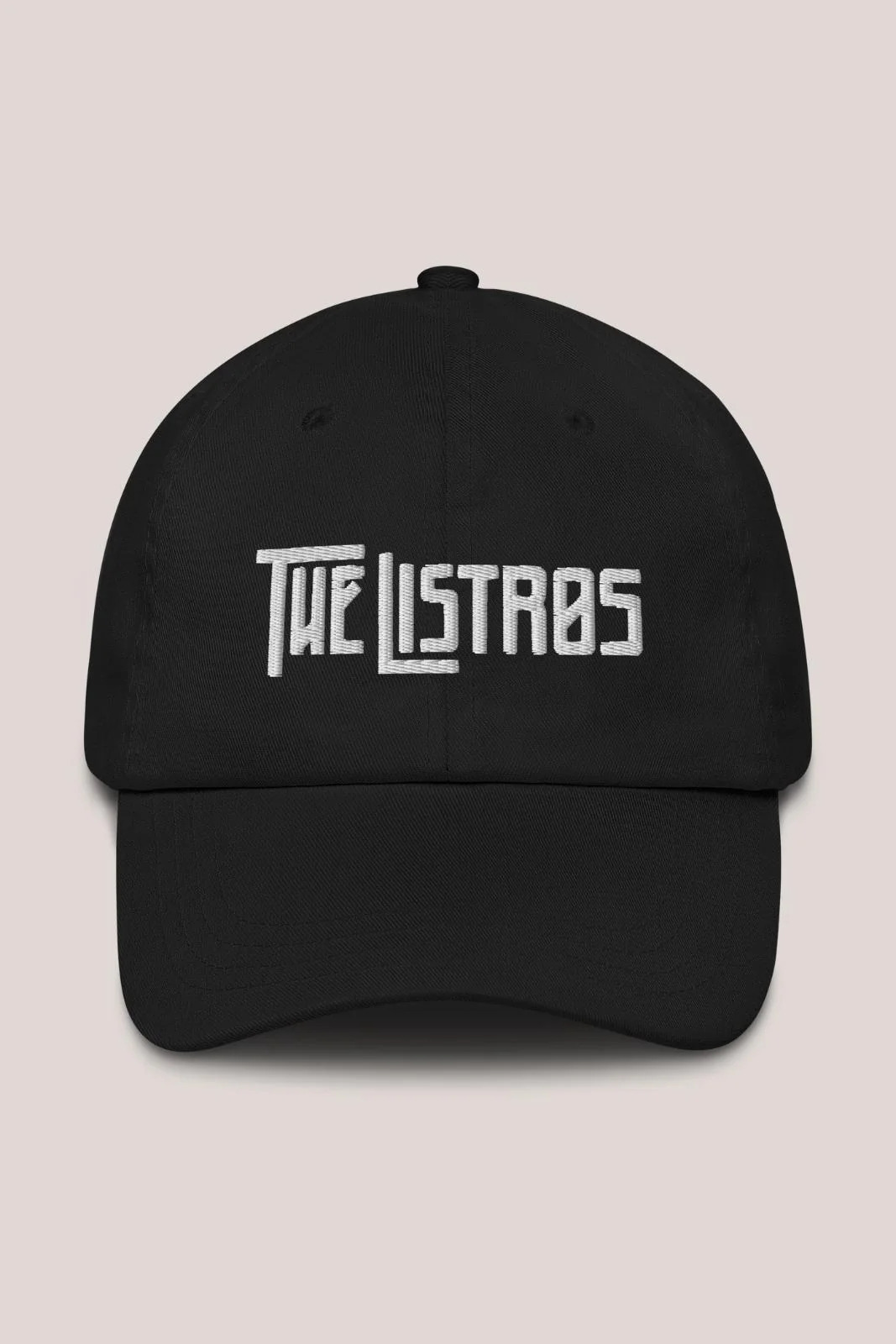 the listbs logo on a black hat