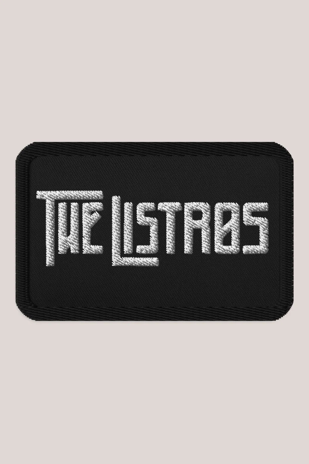 the listas logo embroidered patch