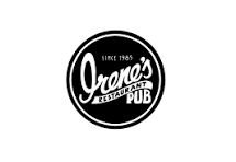 a black and white logo for grene's restaurant pub