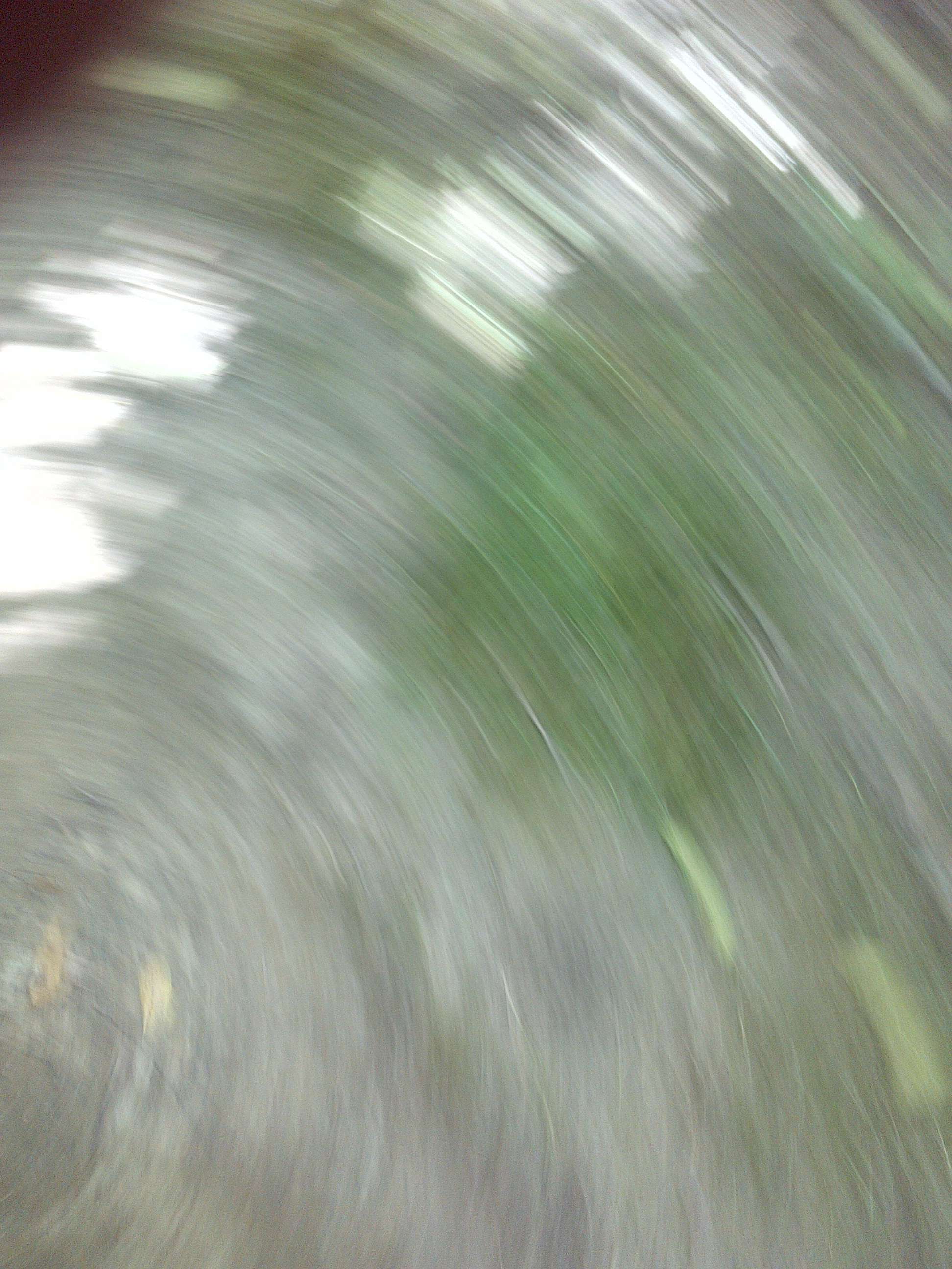 a blurry image of a person riding a skateboard