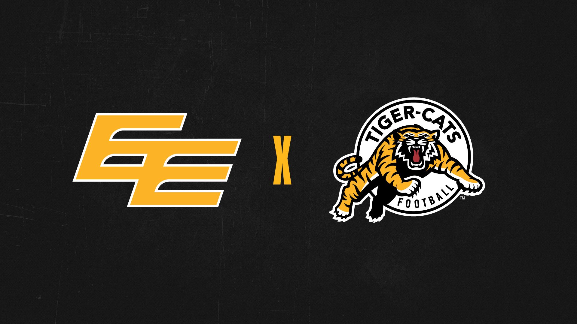 eagles and tigers logos on a black background